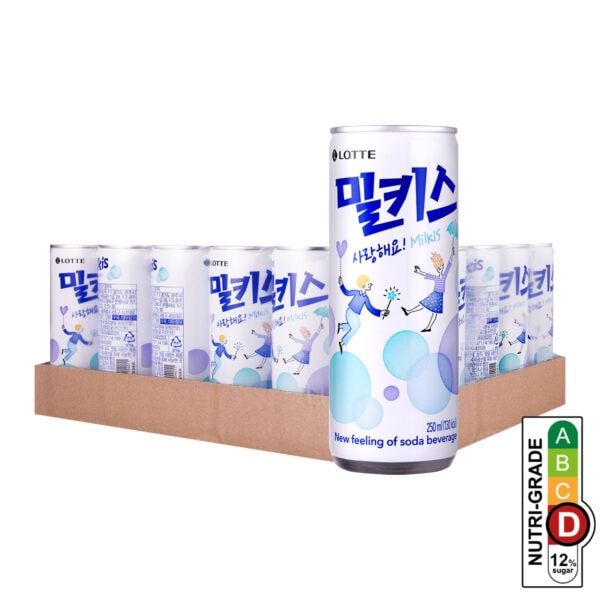 Lotte Milkis (30 cans x 250ml)